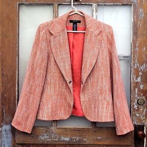 Vintage Jones Wear Brand Salmon Petite Woman's Jacket - Size 12